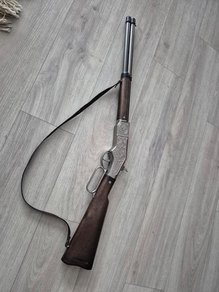 Ouderwets Klappertjespistool Gonher 93 82cm, Verzamelen, Speelgoed, Ophalen of Verzenden