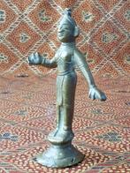 Mooi zwaar antiek brons tempelbeeldje uit India 11,4 cm., Ophalen of Verzenden