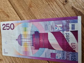 biljet van 250 gulden izg beschikbaar voor biedingen