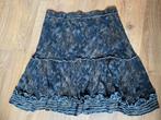Didi Rok Maat L Bruintinten opengewerkt detail, Kleding | Dames, Rokken, Bruin, Maat 42/44 (L), Didi, Ophalen of Verzenden