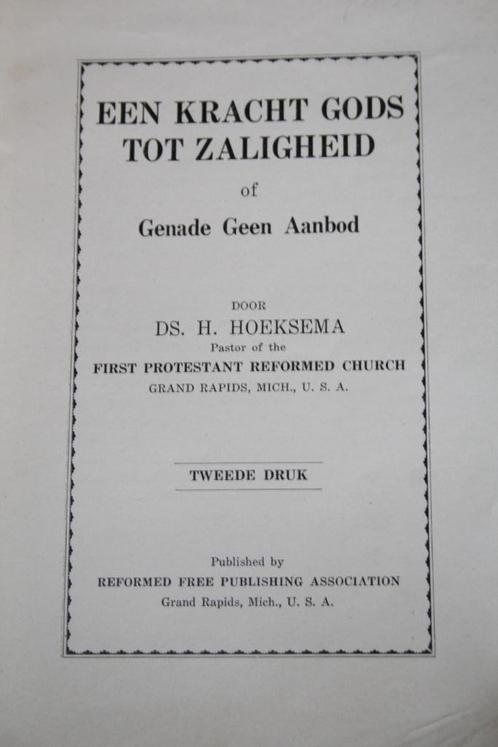 Ds. H. Hoeksema - Een kracht Gods tot zaligheid., Boeken, Godsdienst en Theologie, Gelezen, Christendom | Protestants, Ophalen of Verzenden