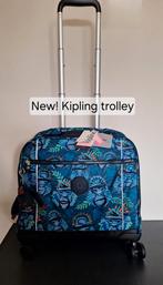 Nieuw! Kipling new storia blauwe trolley school & handbagage, 45 tot 55 cm, Nieuw, Minder dan 50 cm, Ophalen of Verzenden