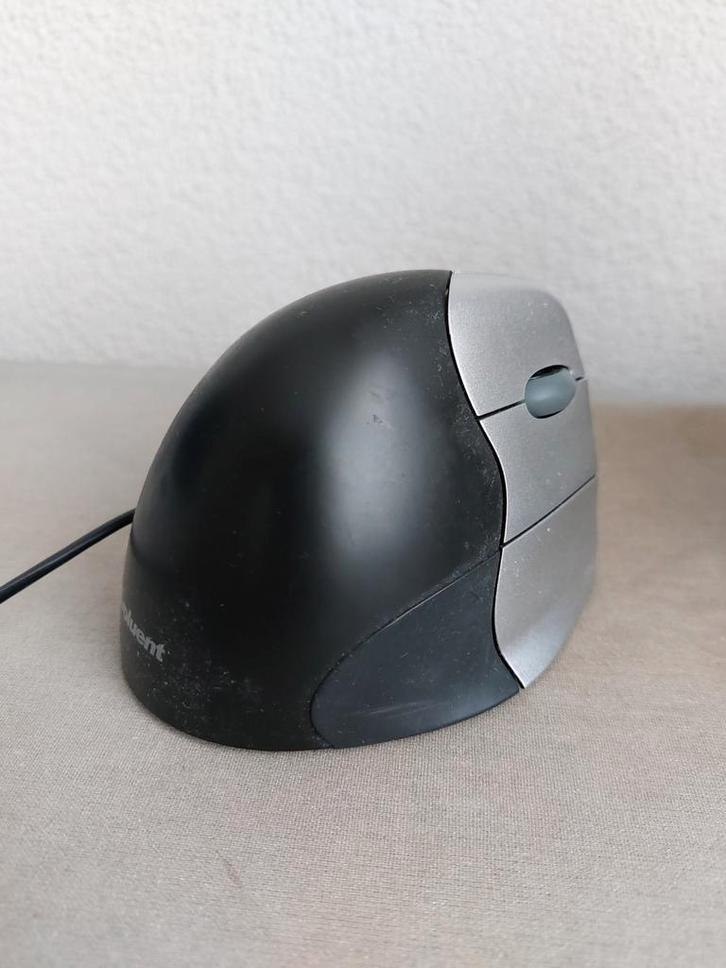 Evoluent 3 verticale muis rechtshandig bedraad, Computers en Software, Muizen, Zo goed als nieuw, Muis, Rechtshandig, Bedraad
