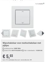 homematic ip wipschakelaar, Doe-het-zelf en Verbouw, Elektra en Kabels, Ophalen of Verzenden, Nieuw, Schakelaar