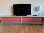Tv meubel glas/hout, Ophalen, 200 cm of meer, Minder dan 100 cm, 50 tot 75 cm