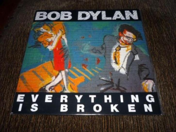 vinyl single - Bob Dylan Everything is Broken - Holl, Cd's en Dvd's, Vinyl Singles, Gebruikt, Pop, Verzenden