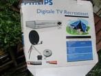 Schotelantenne camping met standaard, philips bevestiging, Audio, Tv en Foto, Schotelantennes, Ophalen of Verzenden, Gebruikt