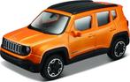 Bburago	Jeep Renegade oranje Street Fire 1/43 1:43, Ophalen of Verzenden, Nieuw, Auto, Overige merken
