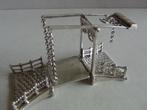 Miniatuur zilver EK10 hangbrug zilveren miniaturen, Antiek en Kunst, Verzenden, Zilver