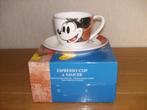 Espresso kop en schoteltje disney 2 stuks nieuw, Ophalen of Verzenden, Mickey Mouse, Nieuw, Overige typen