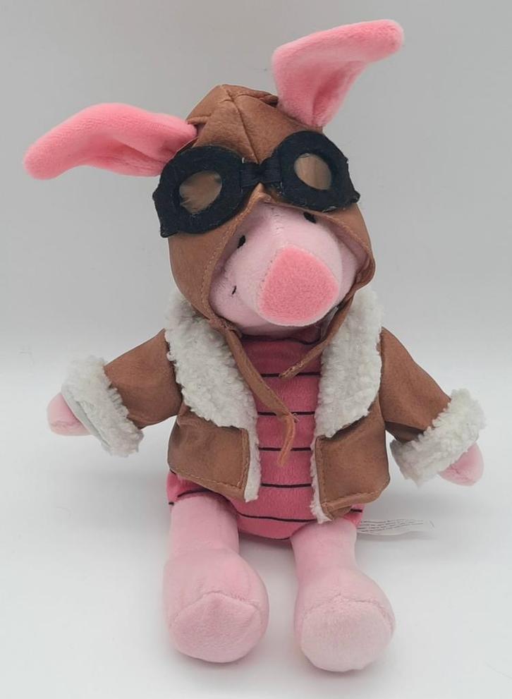 Knorretje als Piloot knuffel ca. 26cm lang, Verzamelen, Disney, Zo goed als nieuw, Knuffel, Winnie de Poeh of vrienden, Ophalen of Verzenden