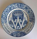 Delfsblauw wandbord, Ophalen of Verzenden