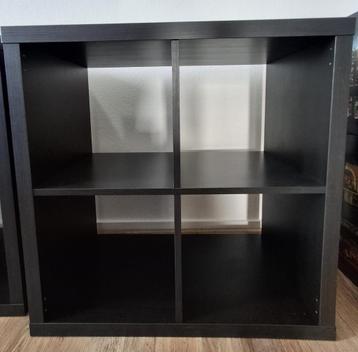 IKEA KALLAX kast – zwartbruin, 77x77 cm beschikbaar voor biedingen