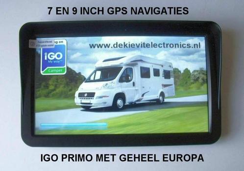 Nieuwe 7 en 9 inch GPS Navigaties voor Camper en Caravan, Caravans en Kamperen, Camper-accessoires, Nieuw, Ophalen of Verzenden
