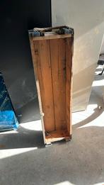 Houten munitiekist uit Frankrijk bloembak, Doe-het-zelf en Verbouw, Hout en Planken, Ophalen, Gebruikt, Plank, Minder dan 200 cm