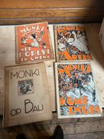 4 oude exemplaren van Monki voor verzamelaar, Boeken, Stripboeken, Gelezen, Ophalen of Verzenden, Meerdere stripboeken
