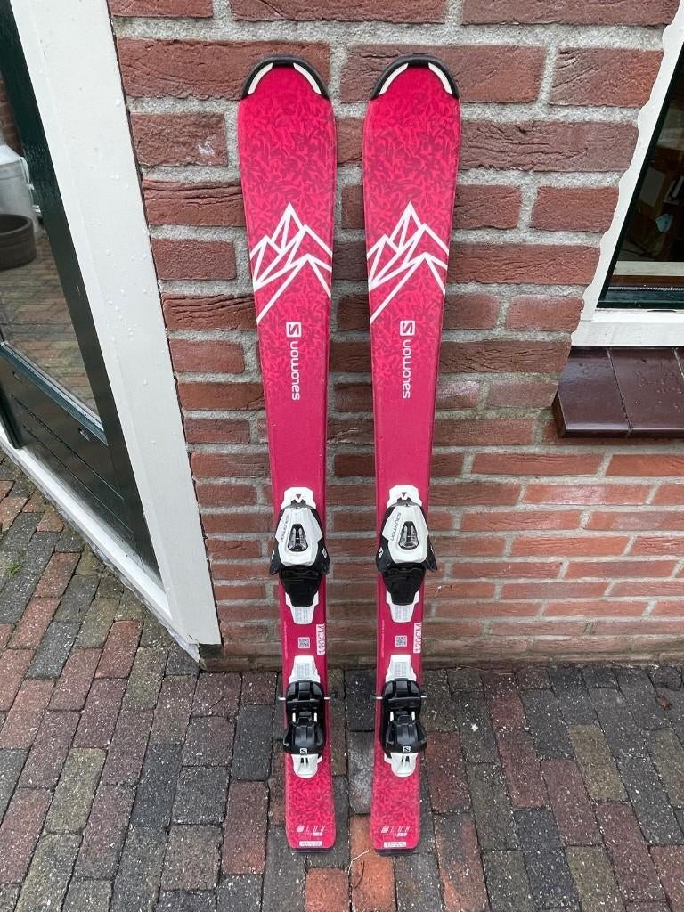 Kinderski's meisjes (120cm) + skischoenen (22-22.5), Gebruikt, 100 tot 140 cm, Skiën, Ski's