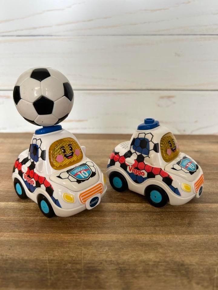 Vtech Toet Toet Vigo voetbalauto, per stuk te koop, Kinderen en Baby's, Speelgoed | Vtech, Gebruikt, 2 tot 4 jaar, Ophalen of Verzenden