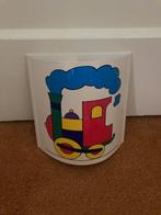 muur lamp kleuter, met afbeelding locomotief, Ophalen of Verzenden, Zo goed als nieuw, Lamp