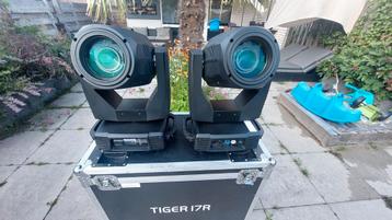 BeamZ Pro Tiger 17R moving head 350W  2stuks in flightcase

 beschikbaar voor biedingen