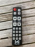 Seki Easy Plus afstandsbediening voor senioren, Ophalen of Verzenden, Zo goed als nieuw, Tv