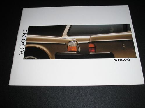 Volvo 240, 1989, Boeken, Auto's | Folders en Tijdschriften, Zo goed als nieuw, Volvo, Ophalen of Verzenden