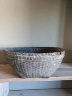 Landelijke stoere/sobere leemmand, Huis en Inrichting, Ophalen of Verzenden, Zo goed als nieuw, Rond, Riet