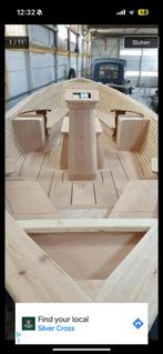 Houten reddingsloep in afbouw te koop, Binnenboordmotor, Diesel, Nieuw, Ophalen of Verzenden