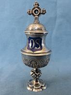 Chrismatorium in zilver - 19e eeuw, Antiek en Kunst, Ophalen of Verzenden, Zilver