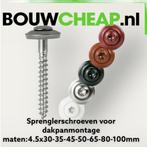 Vlonderplankschroeven rvs 4.0x40mm €.6.75 per 100, Doe-het-zelf en Verbouw, IJzerwaren en Bevestigingsmiddelen, Ophalen of Verzenden