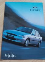 Ford Escort prijslijst, Ophalen of Verzenden, Gelezen, Ford, Ford