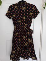 Costes jurk mt 34 zwart panter tijger print, Zwart, Nieuw, Ophalen of Verzenden, Costes
