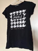 T-shirt met tekst: “sparkle & shine like a star”, Cl essentials, Zwart, Ophalen of Verzenden, Zo goed als nieuw