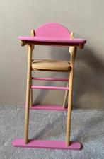 poppenstoeltje, poppen kinderstoeltje, Ophalen of Verzenden, Zo goed als nieuw, Babypop