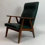 Vintage fauteuil, Huis en Inrichting, Fauteuils, Hout, Minder dan 75 cm, Gebruikt, 50 tot 75 cm