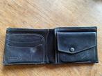 Levi's vintage zwarte leren portemonnee 12,5 cm x 10 cm gesl, Overige merken, Gebruikt, Verzenden, Zwart