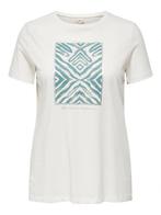 Off-white shirt Carboostery van Only Carmakoma Maat 46/48, O, O, Wit, Maat 46/48 (XL) of groter