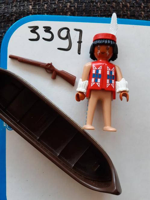 Playmobil indiaan serie 3397 - 3731 - 3733, Kinderen en Baby's, Speelgoed | Playmobil, Gebruikt, Los playmobil, Ophalen of Verzenden