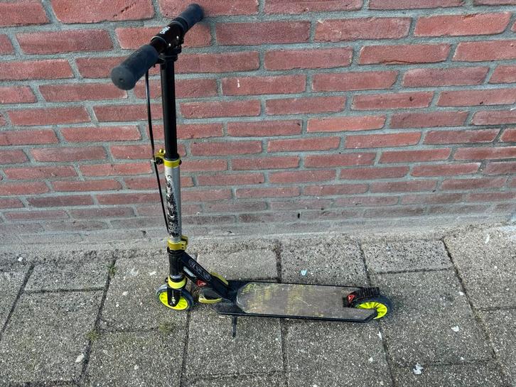 Oxelo Step Mid 5 Groen met Vering, Fietsen en Brommers, Steps, Gebruikt, Gewone step, Ophalen