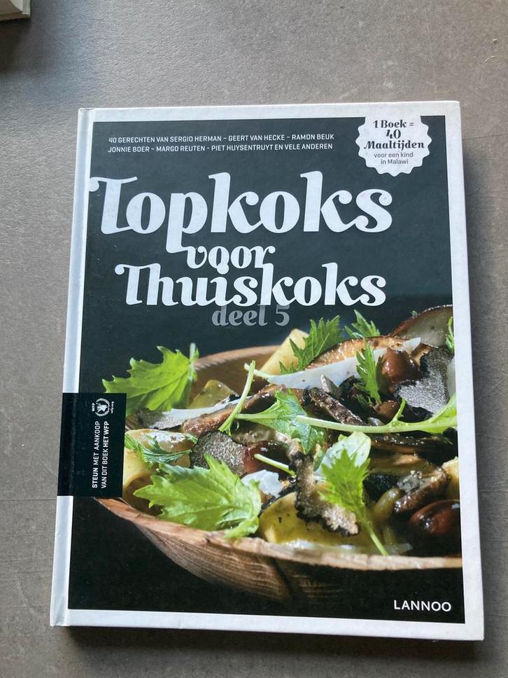 Topkoks voor Thuiskoks deel 5 - Kookboek, Boeken, Kookboeken, Zo goed als nieuw, Voorgerechten en Soepen, Europa, Gezond koken