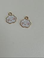 Twee bedels hangers wolkje, Overige merken, Overige materialen, Nieuw, Ophalen of Verzenden