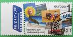 Nederland postcrossing Internationaal zegel 1 gestempeld, Postzegels en Munten, Postzegels | Nederland, Verzenden, Na 1940, Gestempeld