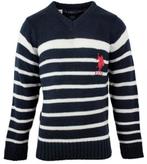 Maat 104 * US Polo Assn. trui navy/creme *NIEUW* c, US Polo Assn., Trui of Vest, Nieuw, Ophalen of Verzenden