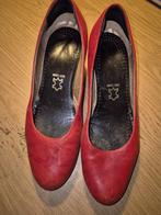 Rode pump Gabor 39 leer, Pumps, Gabor, Ophalen of Verzenden, Zo goed als nieuw