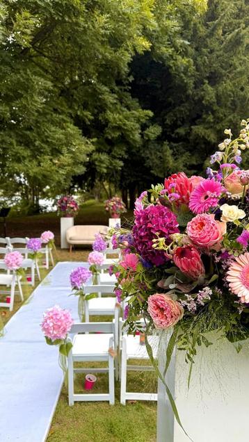Trouw decoratie. Zijde bloemen hortentias  beschikbaar voor biedingen