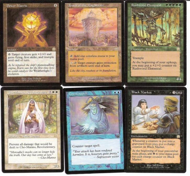 (018) MAGIC kaarten van serie Mercadian Masques, Hobby en Vrije tijd, Verzamelkaartspellen | Magic the Gathering, Zo goed als nieuw