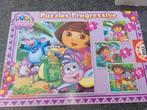 Dora puzzel, Ophalen of Verzenden, Minder dan 10 stukjes, Zo goed als nieuw, 2 tot 4 jaar