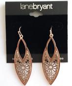 Lane Bryant zilverkleurige druppel hang oorbellen, Overige materialen, Hangers, Nieuw, Ophalen of Verzenden