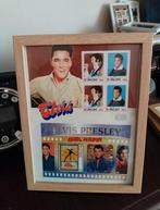 Elvis Presley Postzegels Ingelijst, Postzegels en Munten, Ophalen of Verzenden, Na 1940, Gestempeld