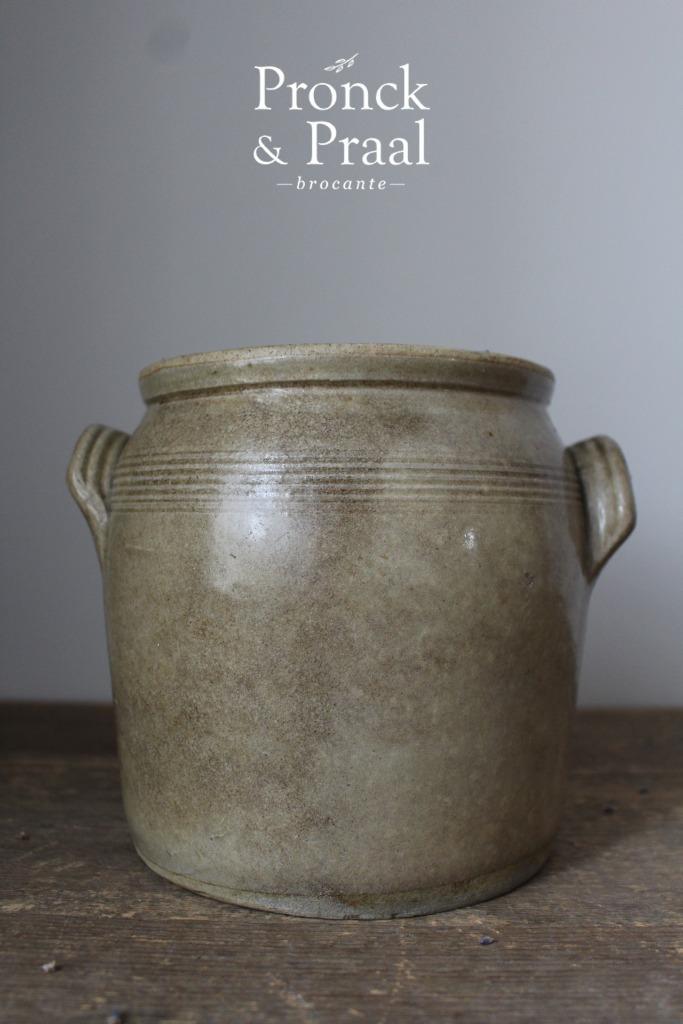 Oude Franse brocante grespot Nr.2 *Pronck & Praal*, Antiek en Kunst, Curiosa en Brocante, Ophalen of Verzenden